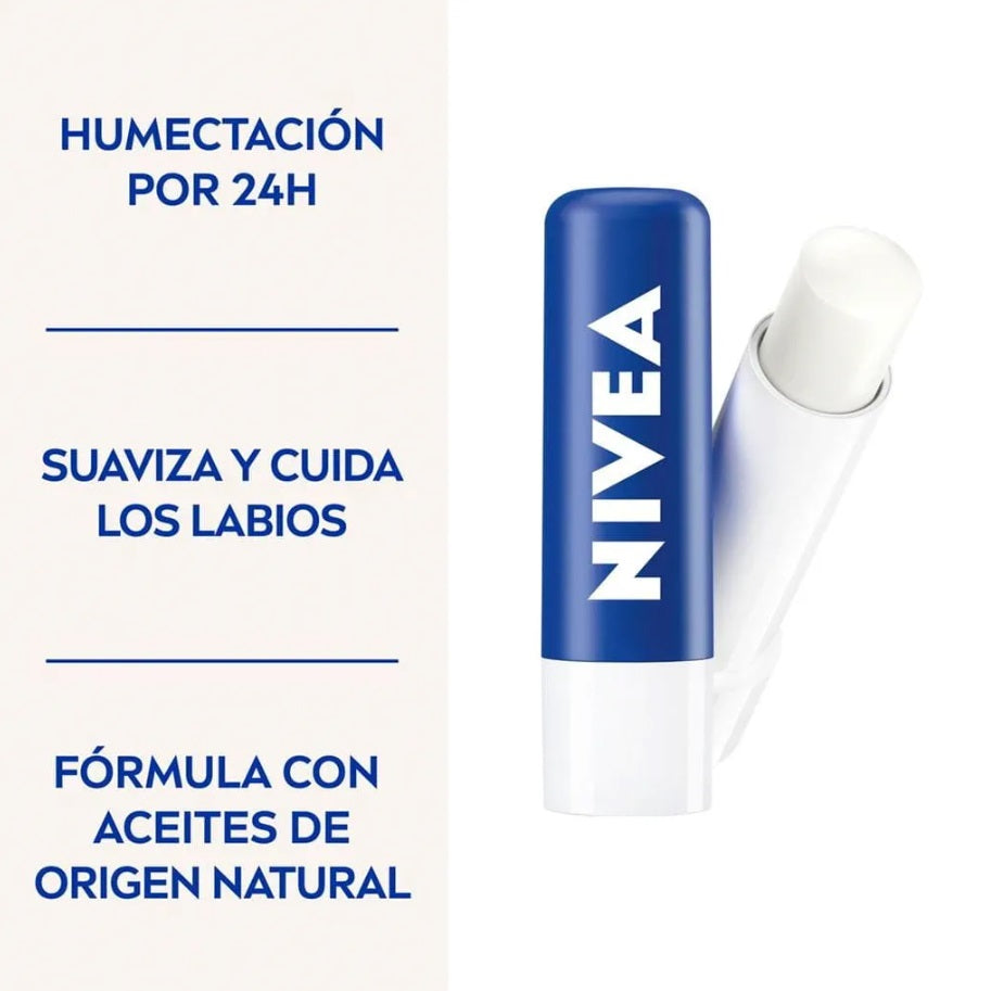 Bálsamo Labial Nivea Original Care 4,8gr