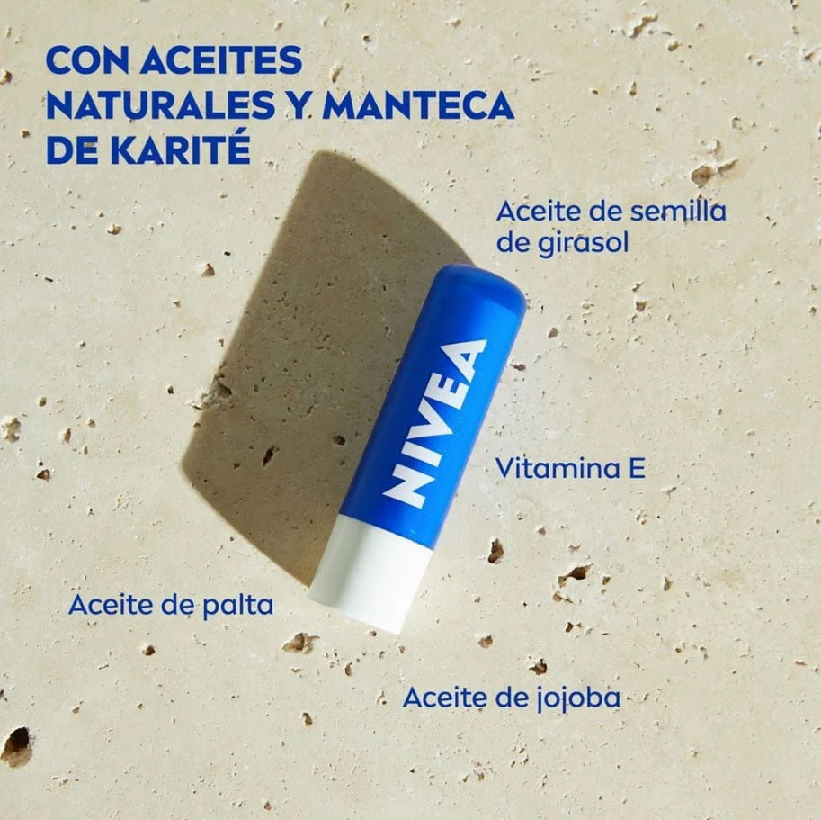 Bálsamo Labial Nivea Original Care 4,8gr