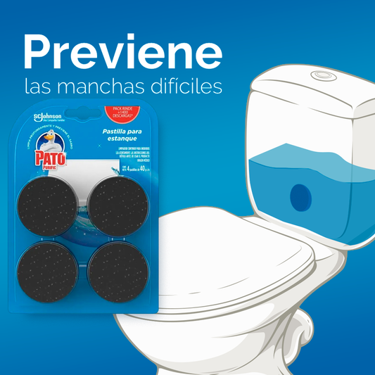 Pastilla Para Estanque Inodoro Pato Purific 120g 4 Unidades PATO PURIFIC- Dermocosmetica_belleza_online