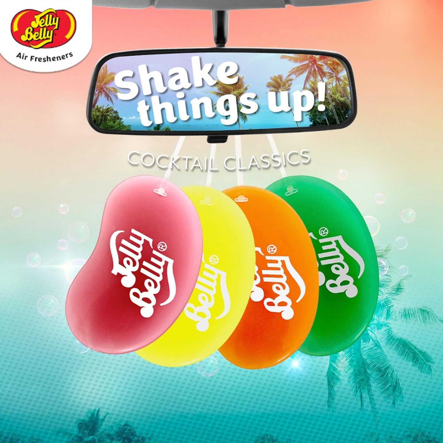 Aromatizante Para Auto Colgante Jelly Belly 3D Chicle