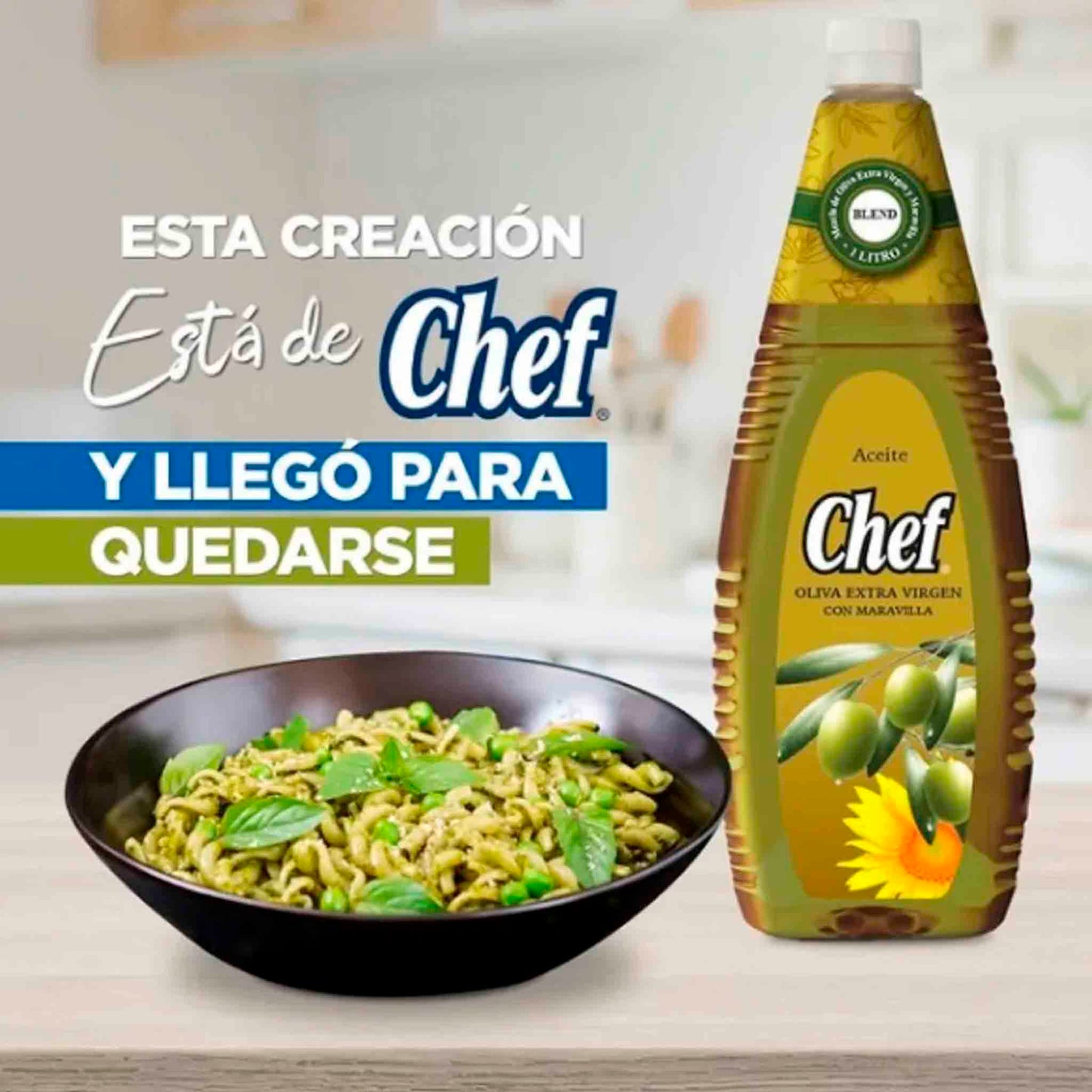 Aceite de Oliva Extra Virgen con Maravilla Chef 1 L