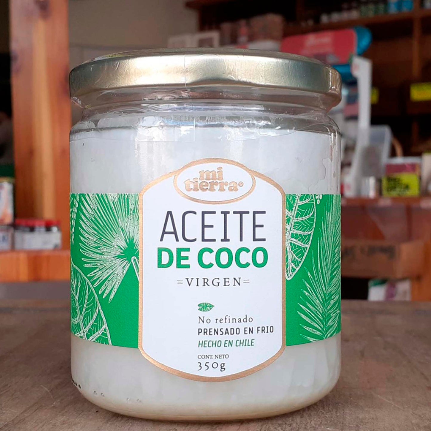 Aceite de Coco 100% Natural Mi Tierra 350 gr – Nutrición y Sabor Puro Mi Tierra- Dermocosmetica_belleza_online