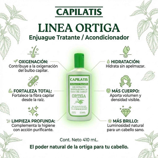 Acondicionador Capilatis Ortiga Anti Caida 410 ml