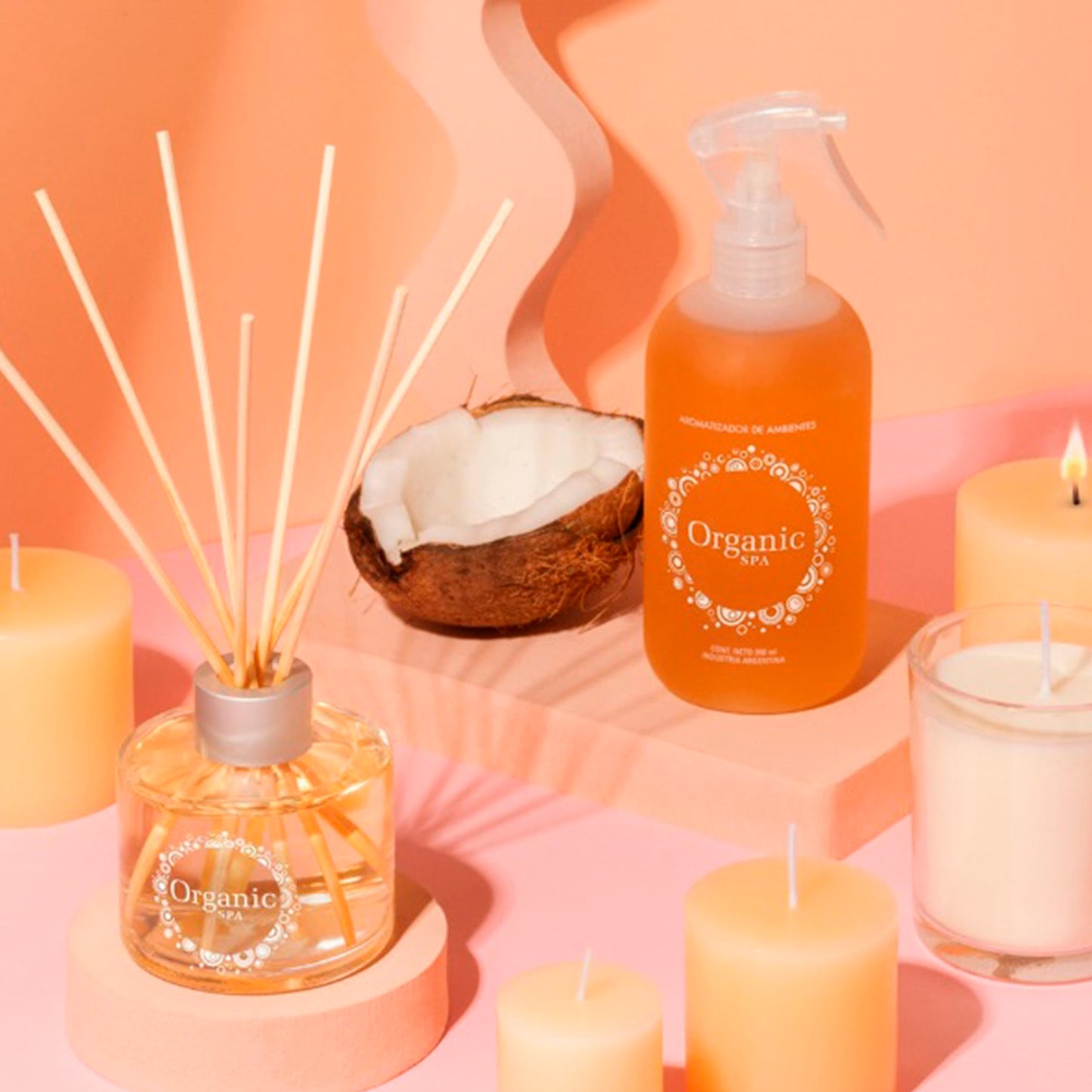 Aromatizador De Ambientes Organic Spa Vainilla 350ml ORGANIC SPA- Dermocosmetica_belleza_online