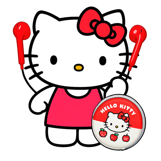 Audífonos Hello Kitty My Melody con Cable y Micrófono – Sanrio Miniso | Conector 3.5mm SANRIO- Dermocosmetica_belleza_online