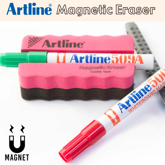 Borrador Magnético Artline con Soporte para Plumón – Práctico, Ergonómico y Siempre a Mano Artline- Dermocosmetica_belleza_online