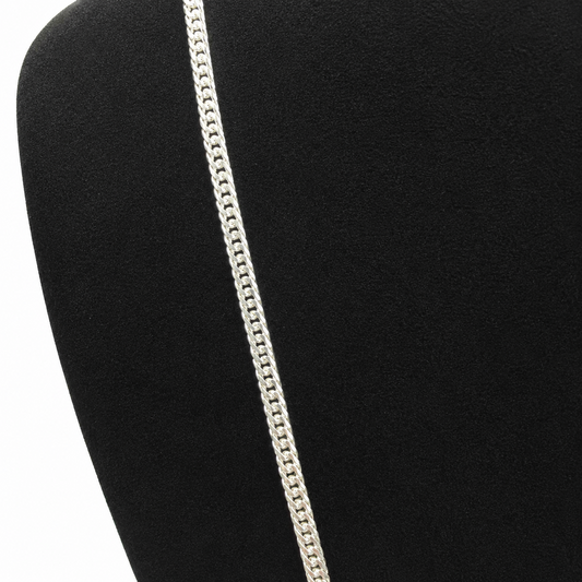 Set Collar Y Pulsera Grumet Plata 925 Unisex 22,15g