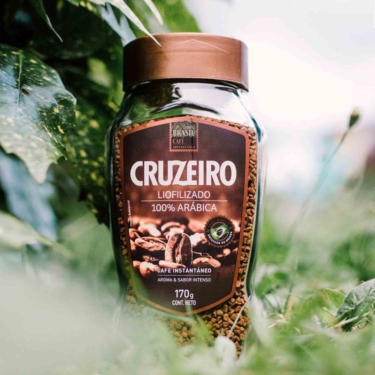 Café Instantáneo Liofilizado Cruzeiro Árabica – Frasco 170 g