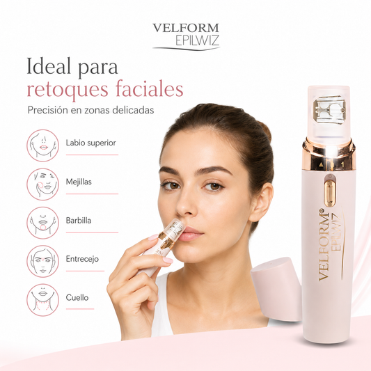 Depiladora Velform Epilwiz USB Rosa