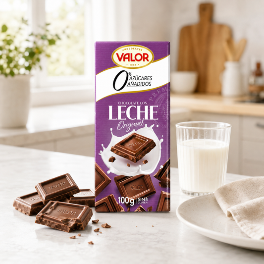 Chocolate Valor con Leche 100 g – detalle del producto