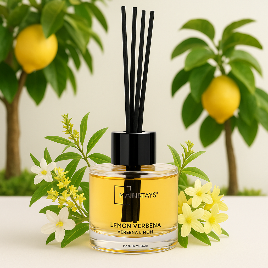 Difusor De Aroma Mainstays Lemon Verbena 100ml Frasco Vidrio