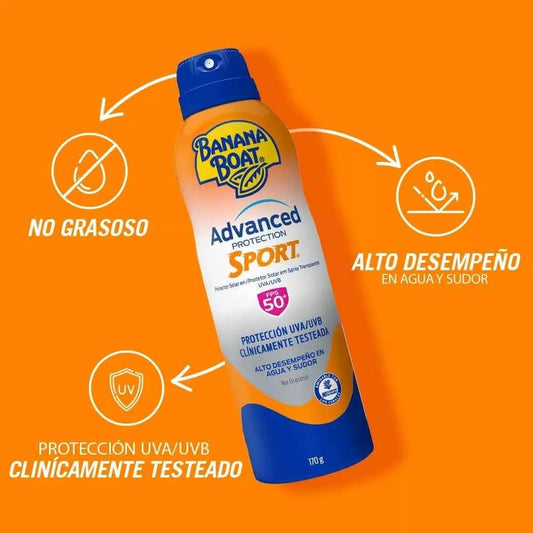 Banana Boat Advance Protection Sport Fps50 170gr Banana Boat- Dermocosmetica_belleza_online