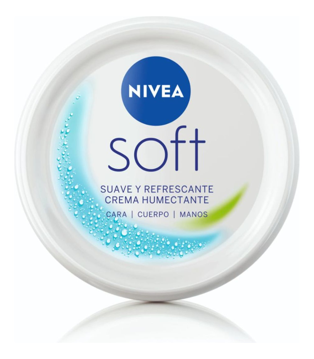 Crema Hidratante Nivea Soft 375ml – Frescura y Suavidad Para Todo Tipo de Piel