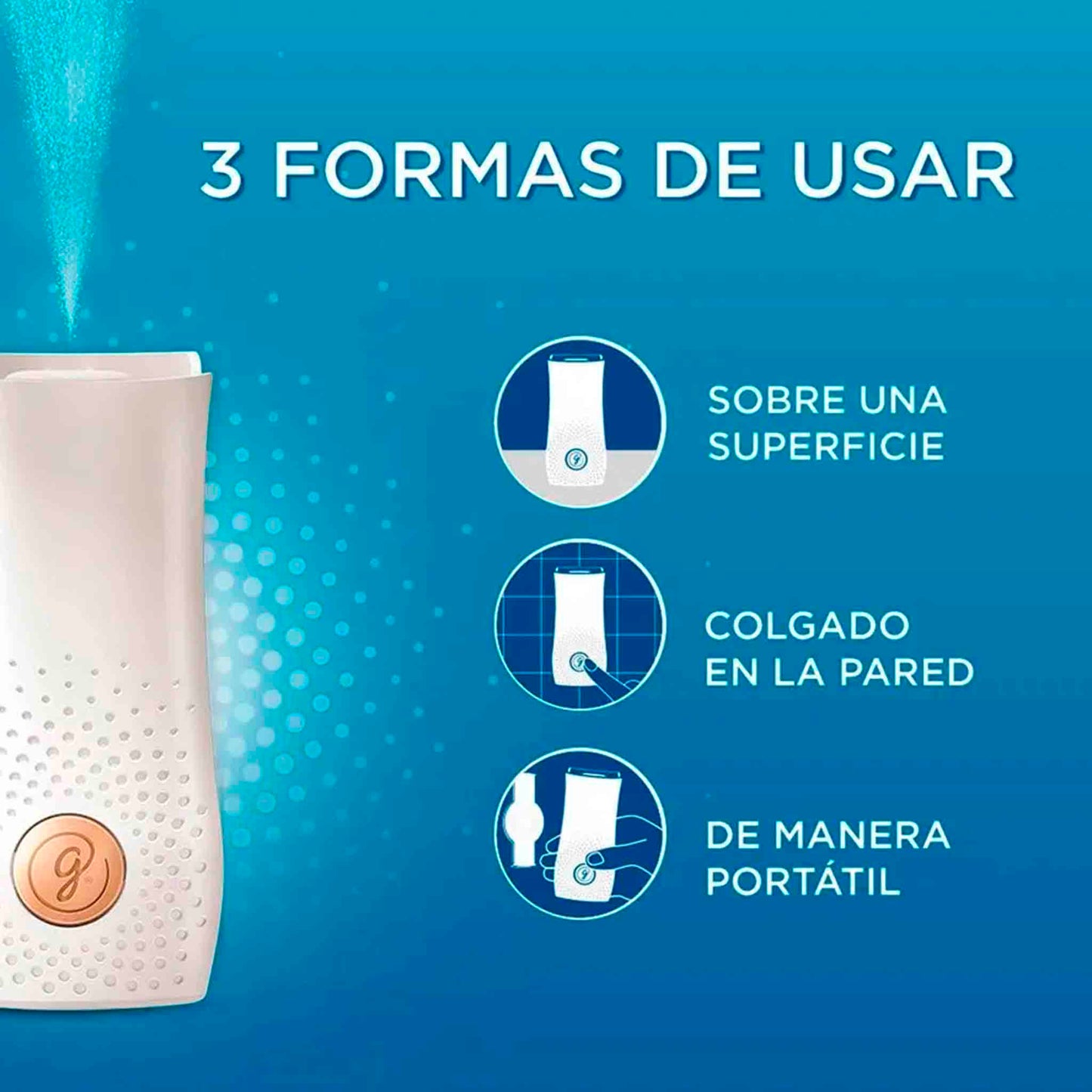 Glade Toque Aparato + Repuesto Limón Refrescante 9 g GLADE- Dermocosmetica_belleza_online