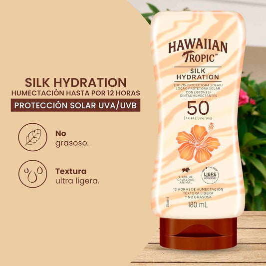 Pack Hawaiian Tropic Silk Hydration Facial + Corporal SPF 30 y 50