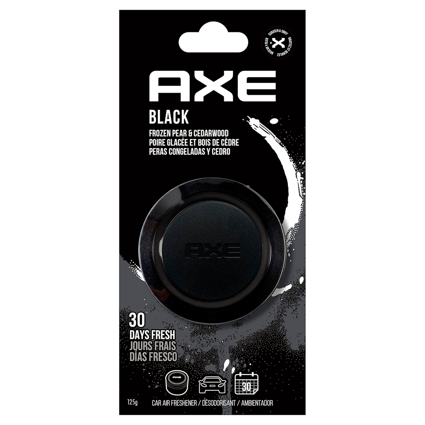 Aromatizador De Auto Axe Black Gel 125g Para Portavasos