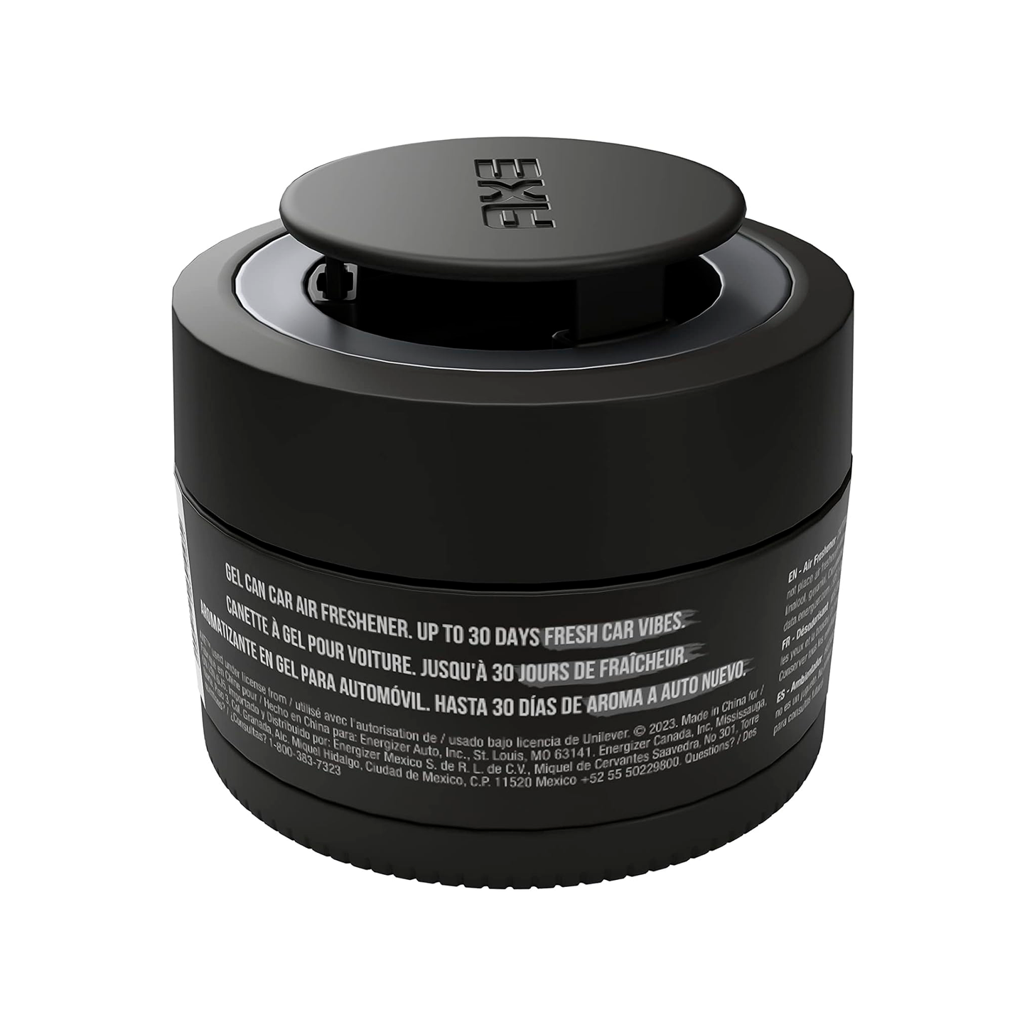 Aromatizador De Auto Axe Black Gel 125g Para Portavasos