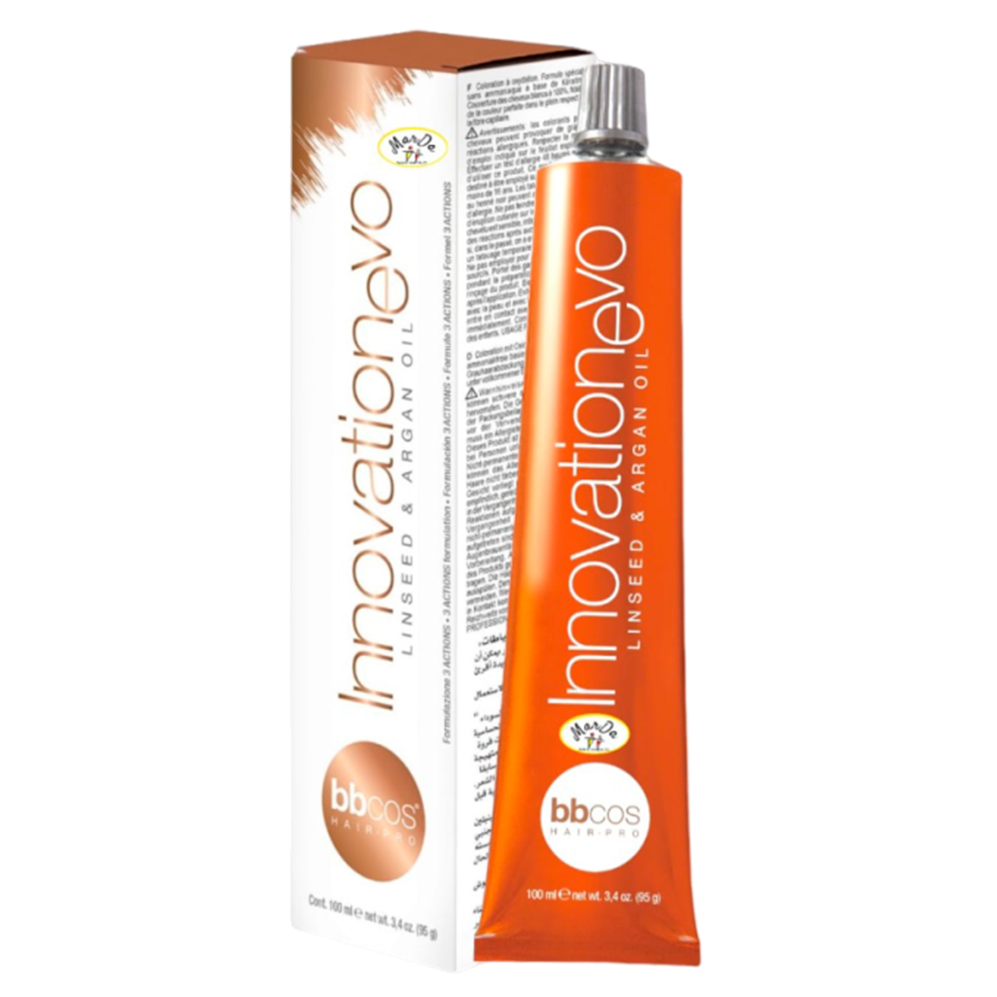 Tintura Innovationevo Con Aceite De Argan Bbcos 100ml Tono 7/4
