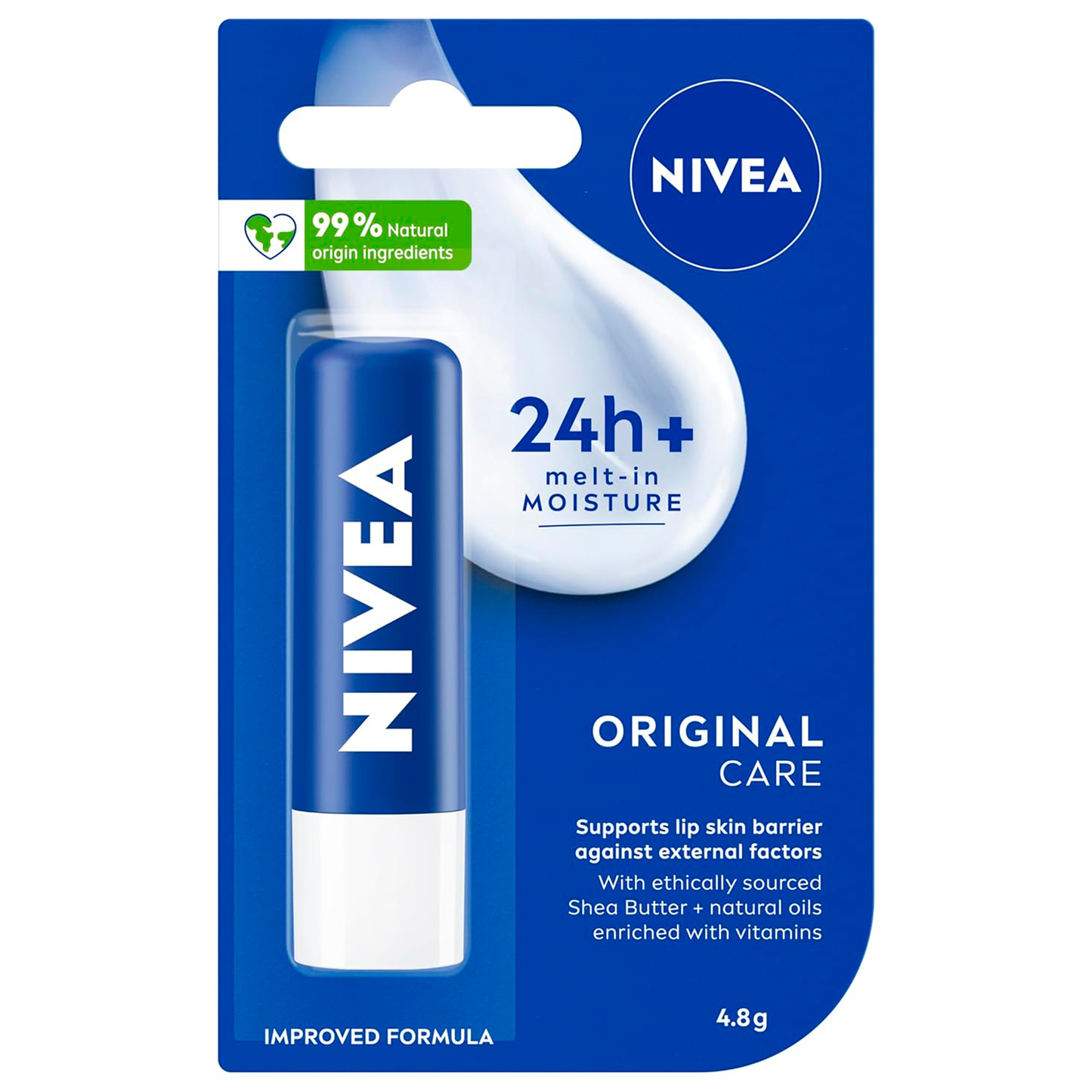 Bálsamo Labial Nivea Original Care 4,8gr