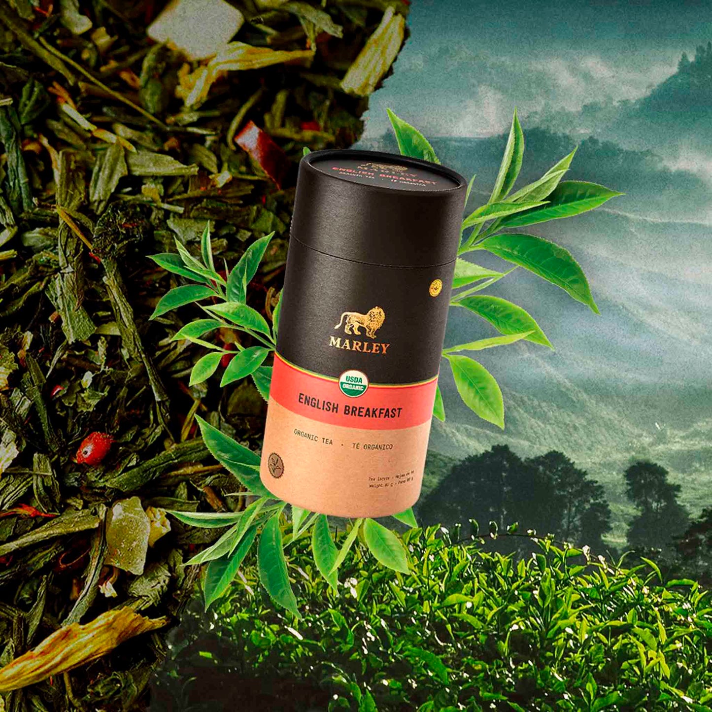 Marley Coffee Infusión Red Berries Frutos Rojos Hebras 80g