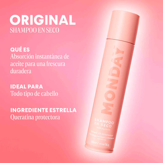 Monday Shampoo Cabello Seco 200 ml – Hidratación y Suavidad