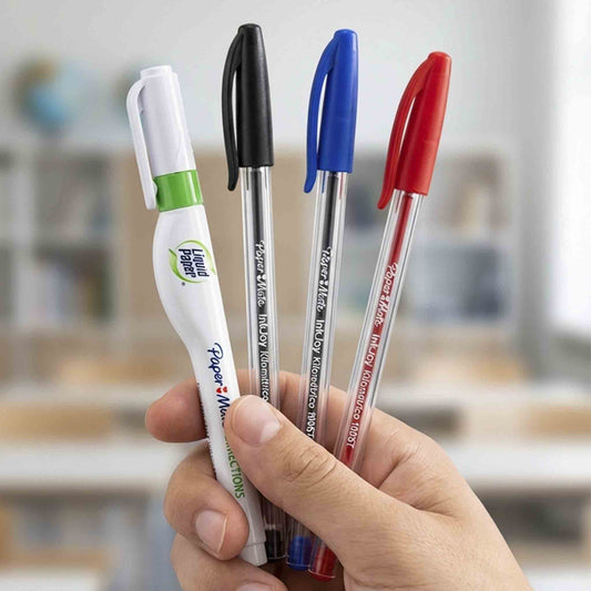 Pack Paper Mate Liquid Paper + Lápices InkJoy Kilométrico