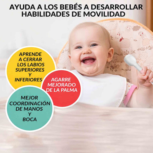 Pigeon Set Cuchara y Tenedor Paso 2 con Estuche 12+ Meses