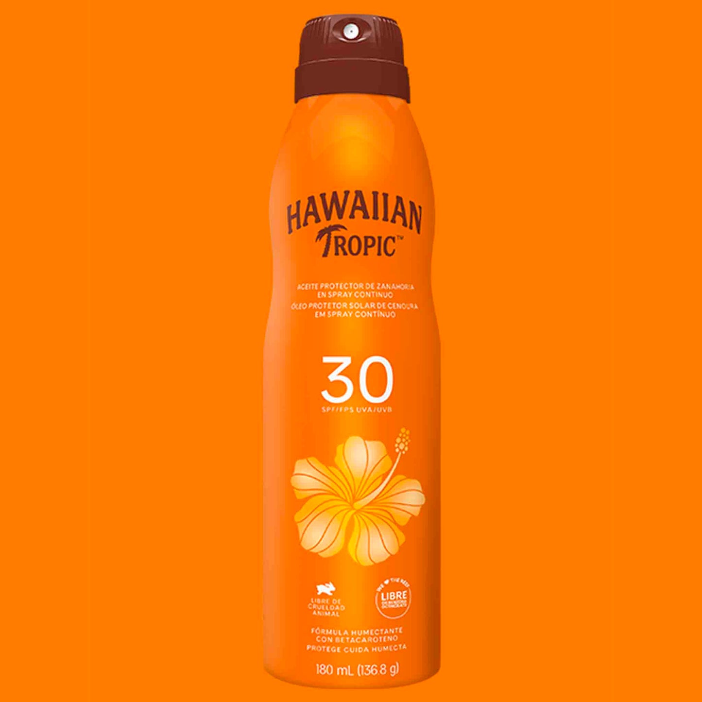 Hawaiian Tropic Protector Solar Zanahoria FPS30 Bronceado Natural