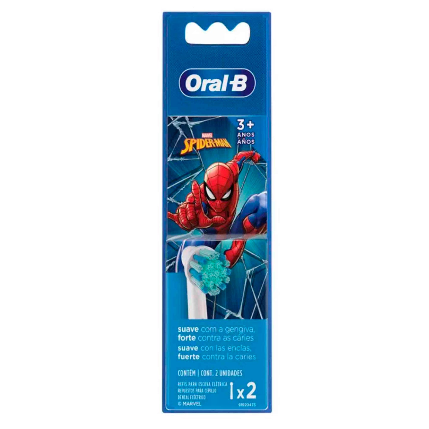 Repuesto Cepillo Eléctrico Oral-B Pro Kids Spiderman – Pack 2 Unidades