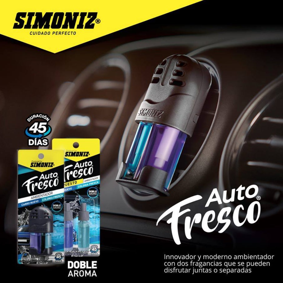 Simoniz Ambientador De Auto Carro Nuevo + Colonia Simoniz- Dermocosmetica_belleza_online