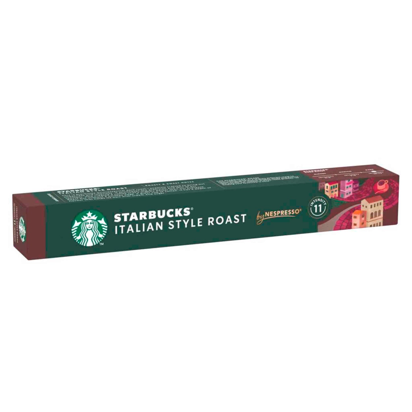 Starbucks Nespresso Cápsulas Italian Style Roast 10 Unidades