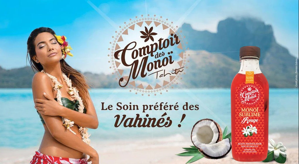 Aceite Bronceador Monoi Sublime Rouge – Comptoir des Monoï 100 ml