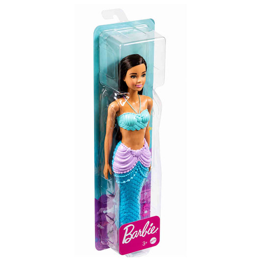 Barbie sirena fantasía aleta azul lila muñeca Mattel original