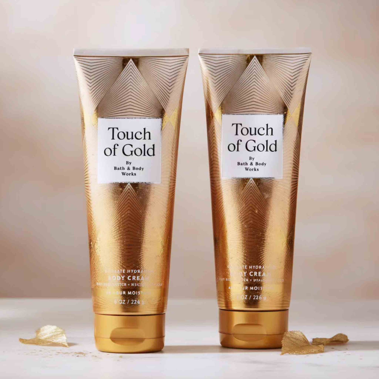 Crema corporal Bath Body Works Touch of Gold hidratación 48h