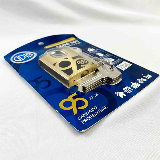 Candado Odis Colección 95 Años Serie 300 350S 50 mm con Hombros + Llavero