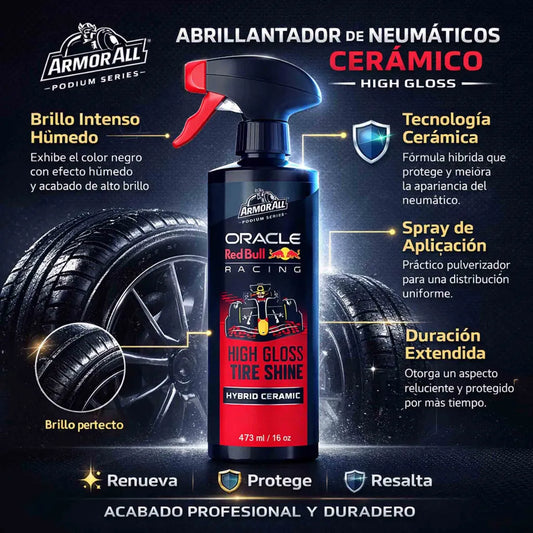 Abrillantador de Neumáticos Cerámico Oracle Red Bull Racing Podium Series 473 ml