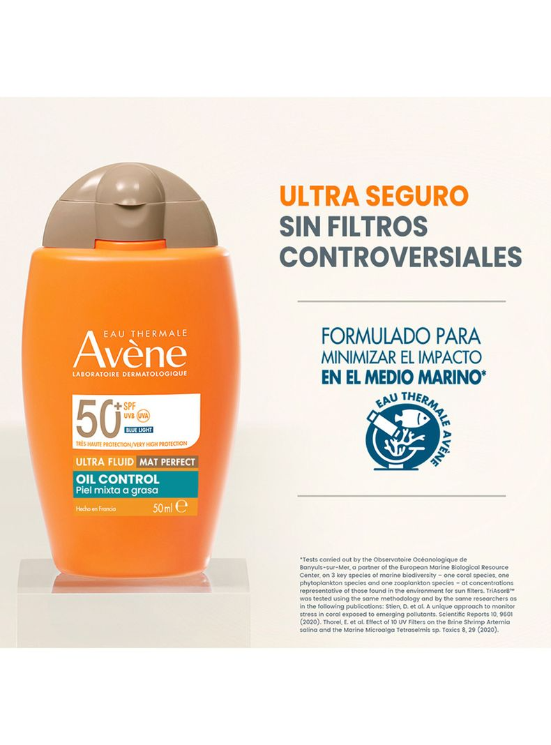 Avène Ultra Fluid Oil Control Con Color Spf50+ 50ml Mat Perfect