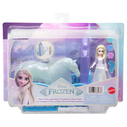 Disney Frozen Elsa con Nokk set muñeca y caballo Mattel original