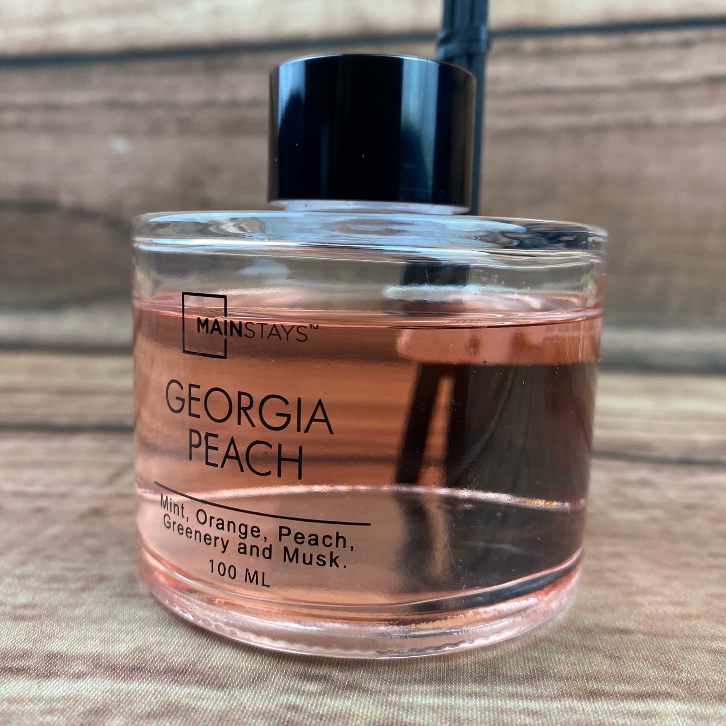 Difusor De Aroma Mainstays Georgia Peach 100ml Frasco Vidrio