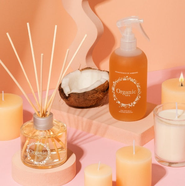 Aromatizador De Ambientes 350ml Coco y Vainilla Organic Spa
