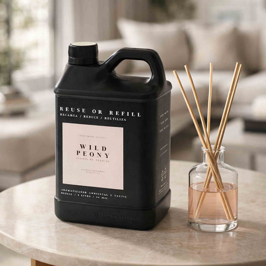 Refill Aromatizador Wild Peony 1L Floral Ambiental Textil