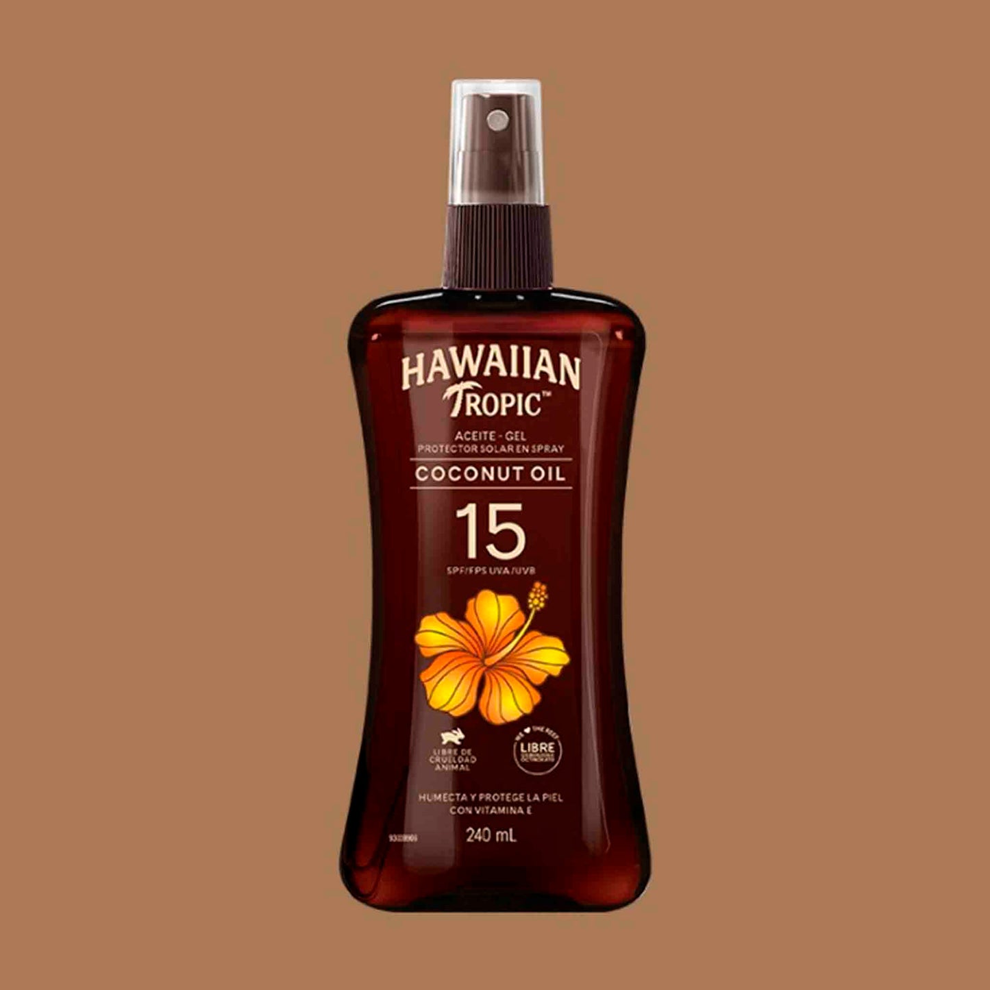 Hawaiian Tropic Aceite Gel FPS 15 – Bronceado Luminoso y Protección