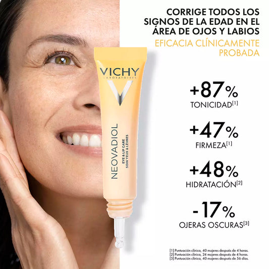 Vichy Neovadiol Contorno de Ojos y Labios 15 ml – Día y Noche | Todo Tipo de Piel VICHY- Dermocosmetica_belleza_online