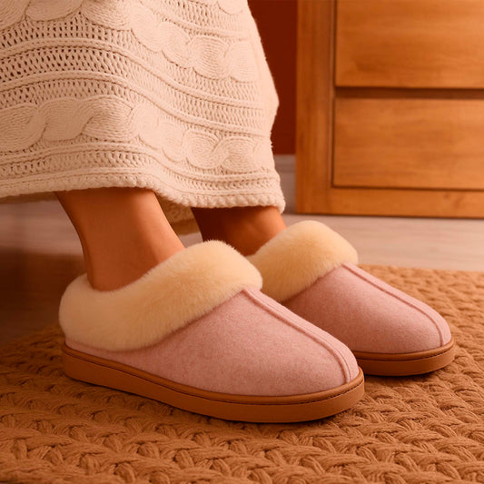 Pantuflas Dearfoams Chloe Knit Clog Rosa Para Mujer Con Regulación De Temperatura DEARFOAMS- Dermocosmetica_belleza_online
