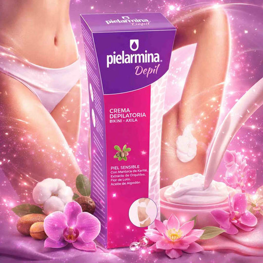 Crema depilatoria Pielarmina bikini axila piel sensible depilación suave