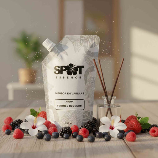 Repuesto Aromatizador de Varillas Spot Essence Berries Blossom 250 ml