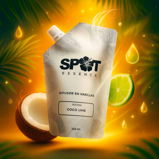 Refill Repuesto Aromatizador de Varillas Spot Essence Coco Lime 250ml