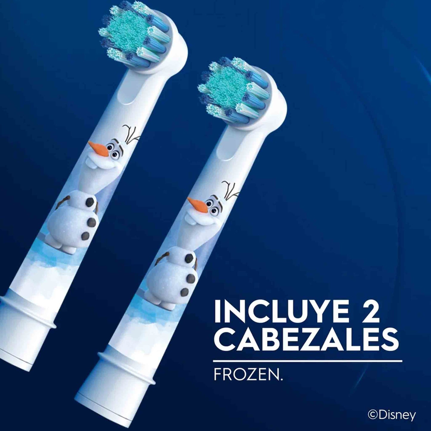 Cabezal Redondo Repuesto Oral-B Frozen Disney – Pack 2 Unidades