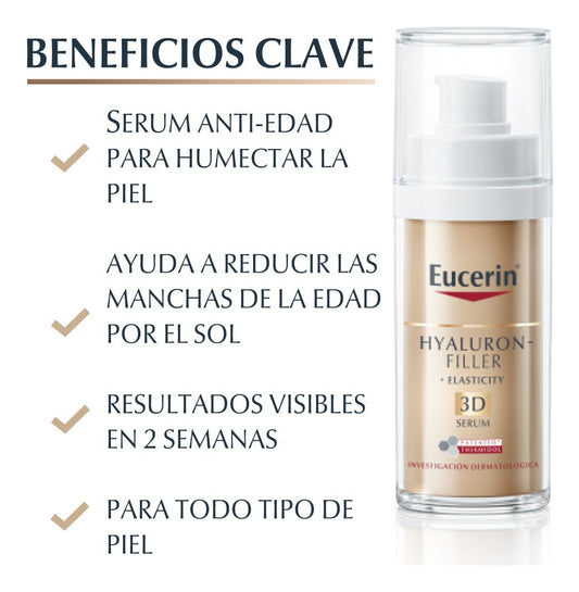 Eucerin Hyaluron Filler+elasticity 3d Serum 30ml Eucerin- Dermocosmetica_belleza_online