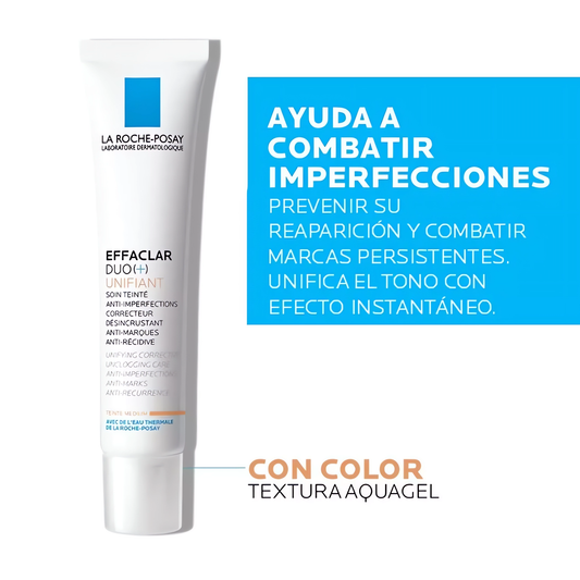 Crema Anti-imperfecciones Effaclar Duo + Unifiant 40 Ml LA ROCHE POSAY- Dermocosmetica_belleza_online
